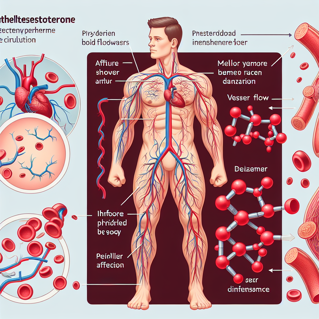 Cómo afecta Methyltestosterone a la circulación periférica
