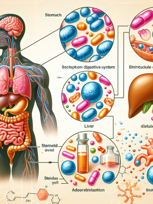 Cómo responde el sistema digestivo a Mezcla de esteroides