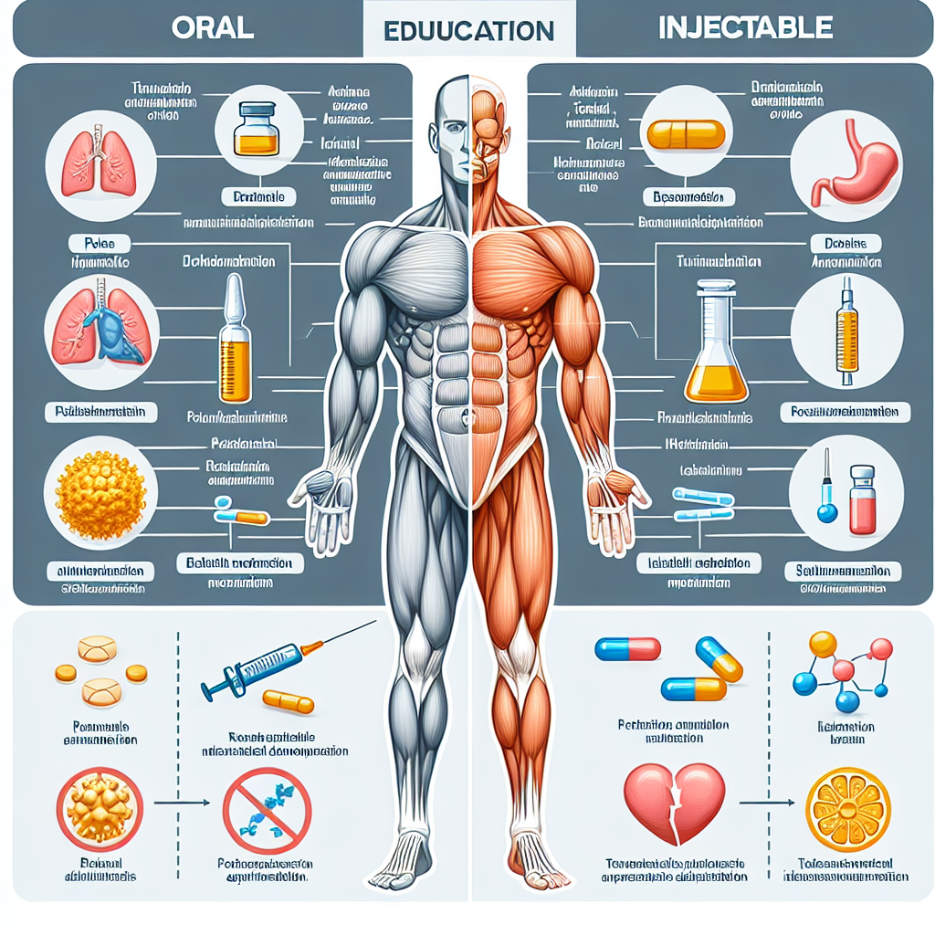 Diferencias entre Turinabol inyectable oral e inyectable