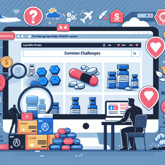 Dificultades comunes al adquirir Esteroides inyectables online