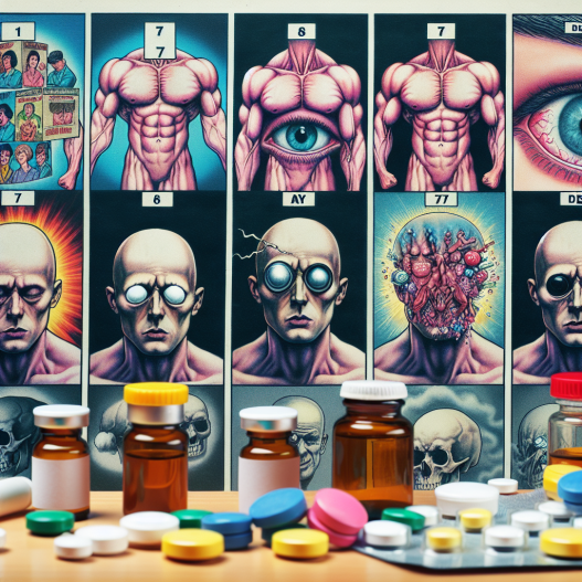 Efectos visuales y físicos tras 7 días con Estanozolol