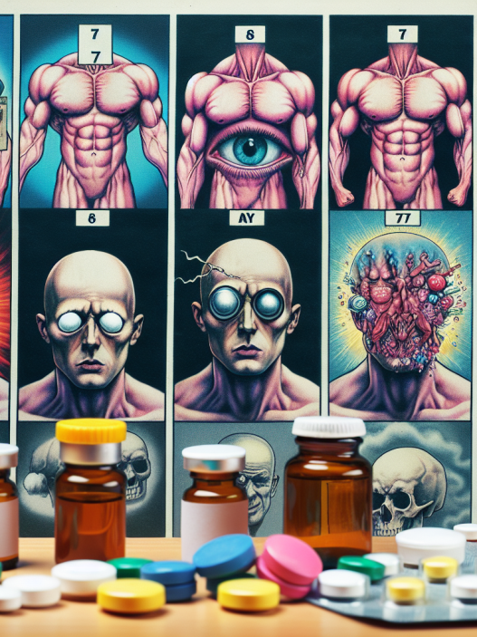 Efectos visuales y físicos tras 7 días con Estanozolol