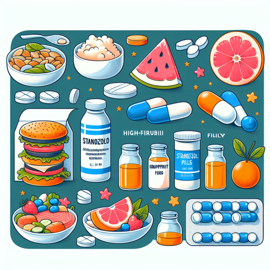 Qué alimentos pueden interferir con la absorción de Estanozolol