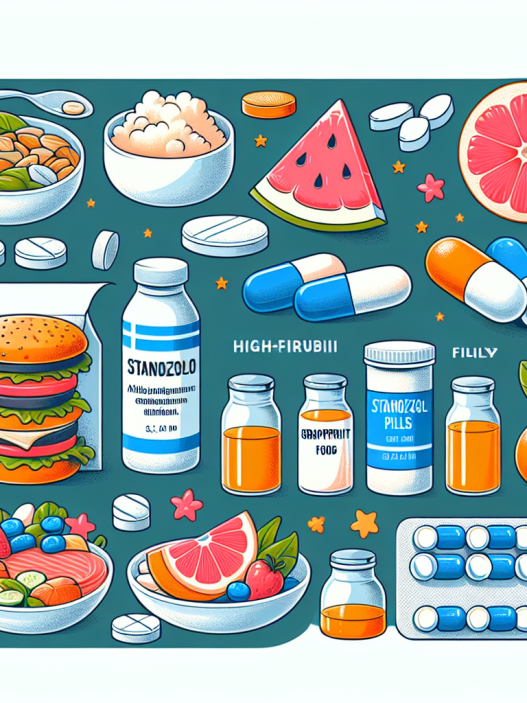 Qué alimentos pueden interferir con la absorción de Estanozolol