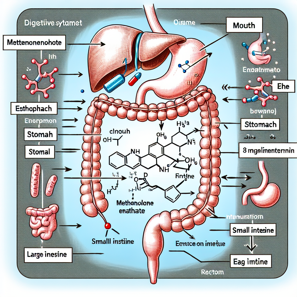 Cómo afecta Enantato de metenolona al sistema digestivo