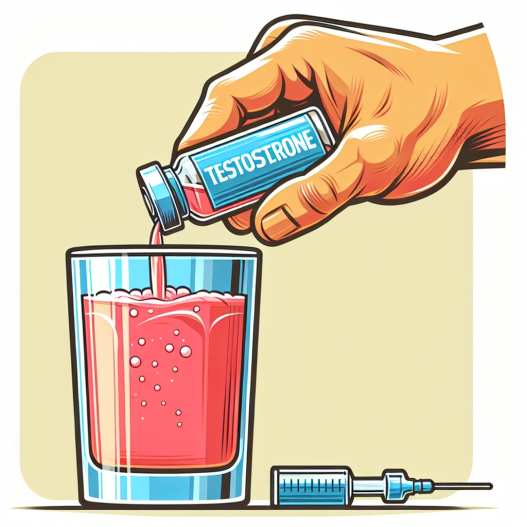 ¿Se puede mezclar Testosterona con bebidas deportivas?