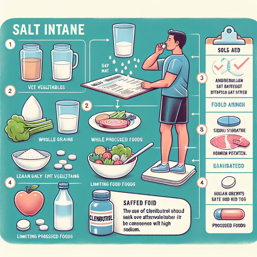 Cómo ajustar la ingesta de sal al usar Clenbuterol