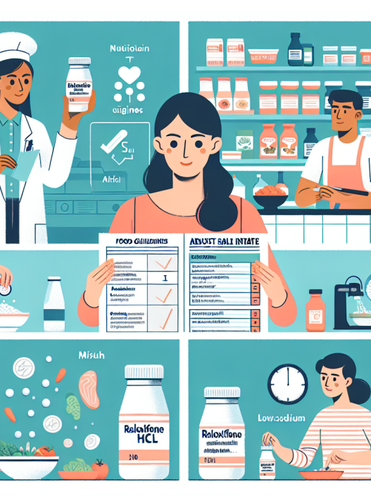 Cómo ajustar la ingesta de sal al usar Raloxifen-HCl