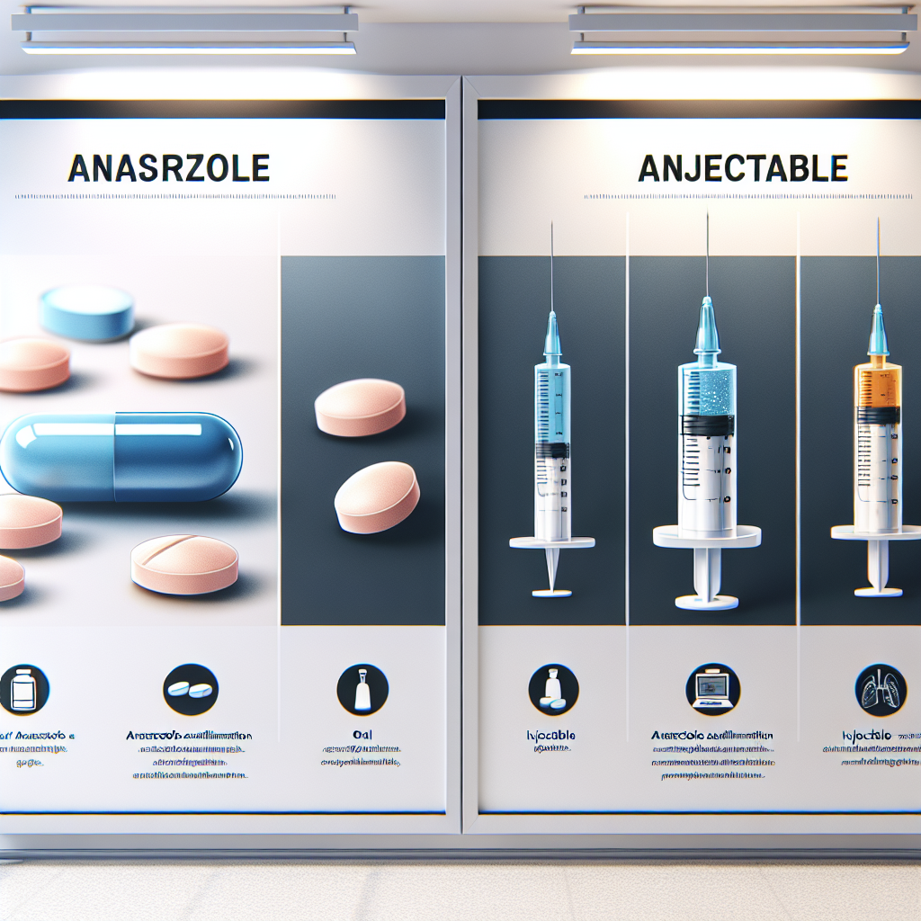 Diferencias entre Anastrozol oral e inyectable