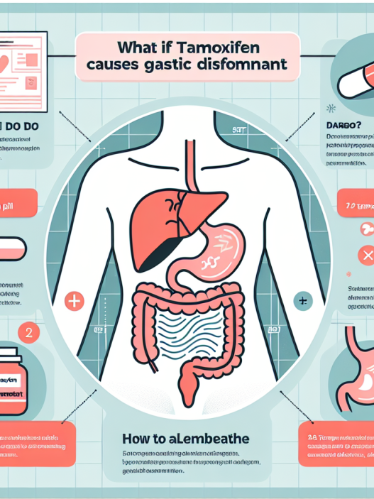 ¿Qué hacer si Tamoxifeno causa molestias gástricas?