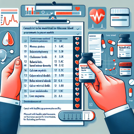 Qué parámetros vigilar en sangre al usar Raloxifen-HCl