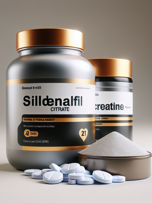 ¿Se puede combinar Sildenafil Citrate (Viagra generic) con creatina?