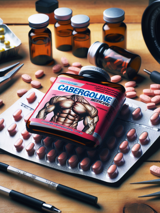 Cabergolina en preparación para sesiones fotográficas