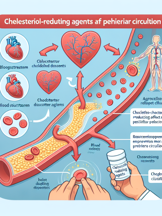 Cómo afecta Colesterol - agentes reductores a la circulación periférica