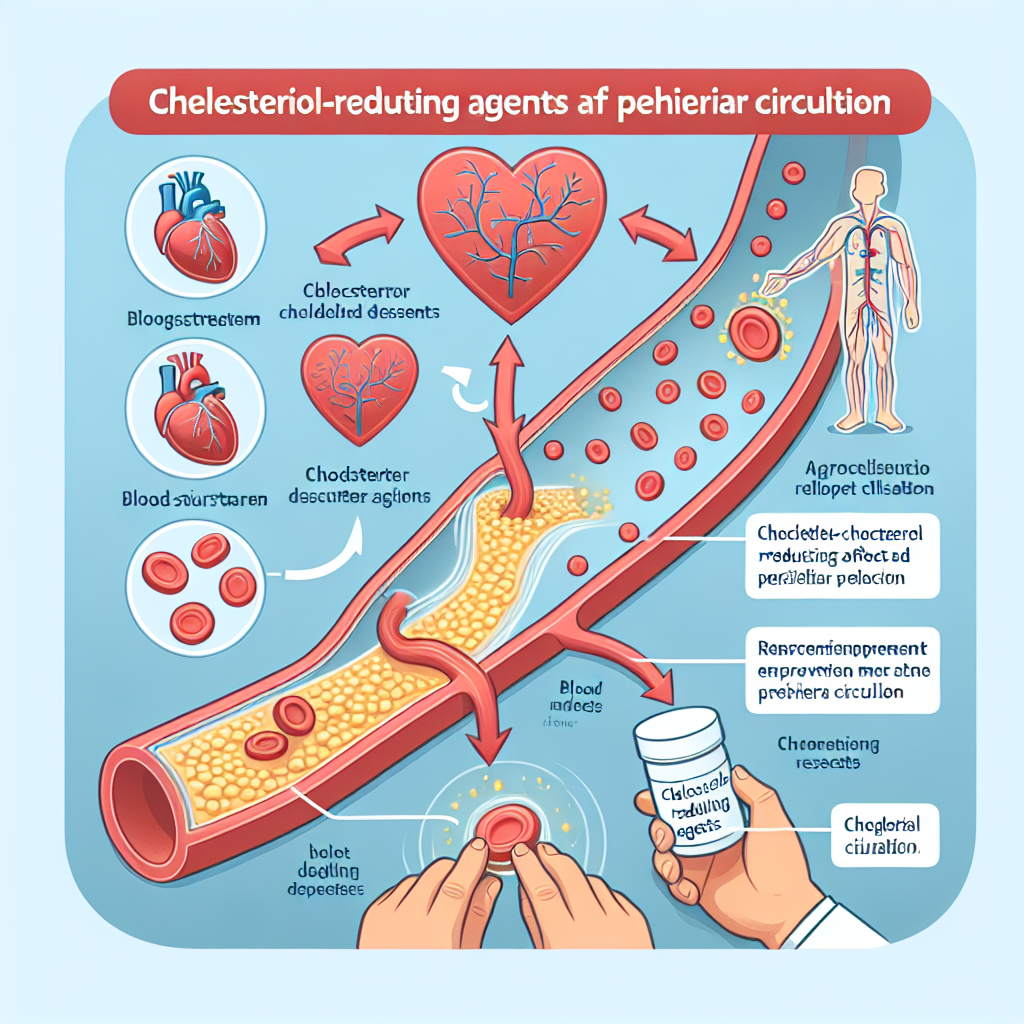 Cómo afecta Colesterol - agentes reductores a la circulación periférica