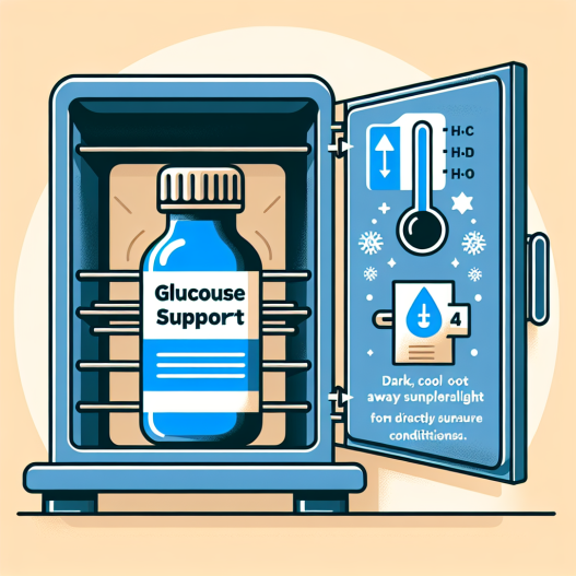 Cómo almacenar correctamente Apoyo a la glucosa