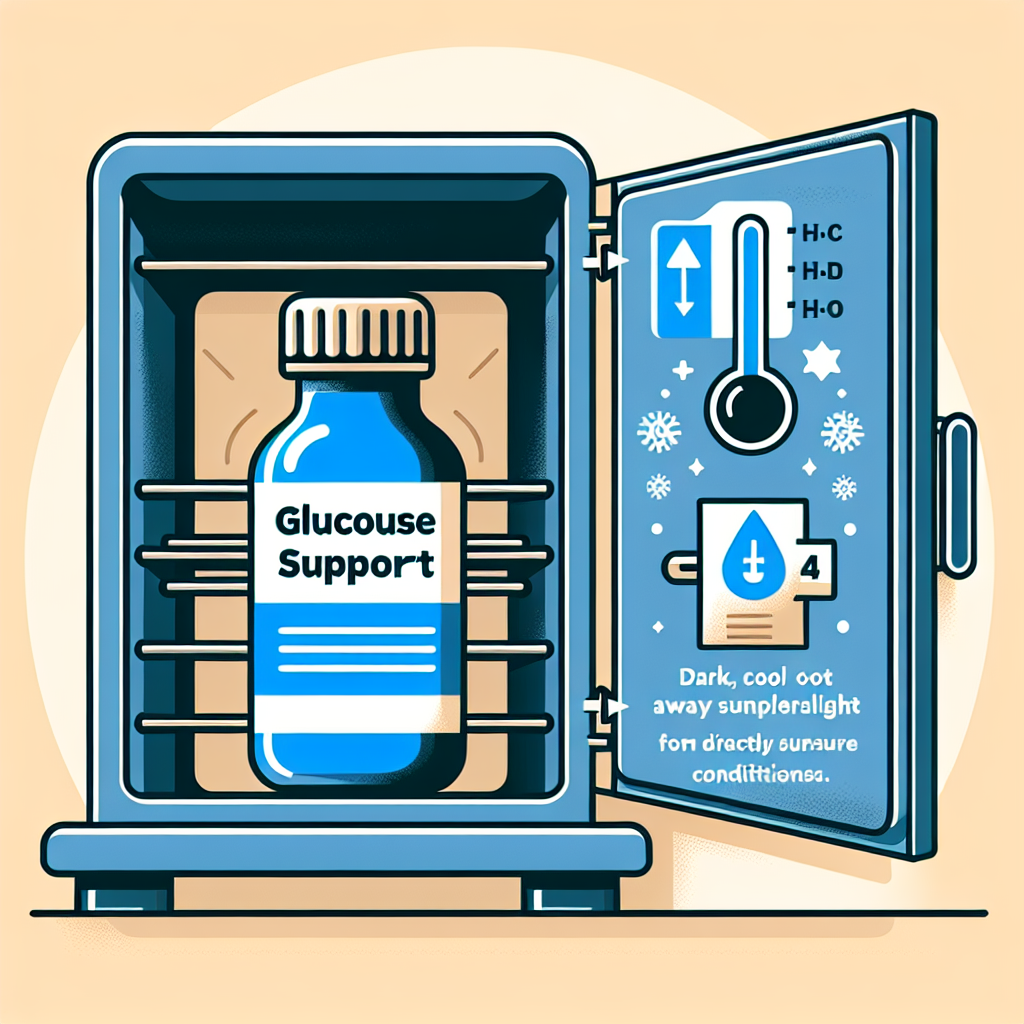 Cómo almacenar correctamente Apoyo a la glucosa