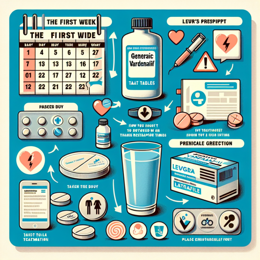 Consejos para la primera semana con Vardenafil (Levitra Generic)