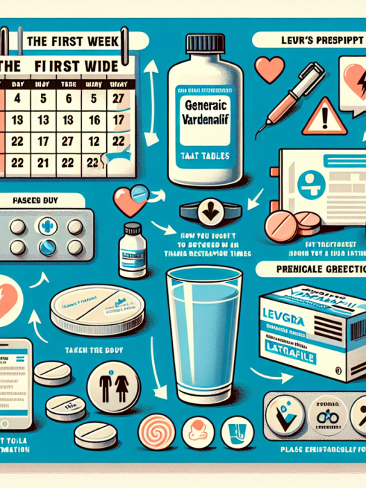 Consejos para la primera semana con Vardenafil (Levitra Generic)