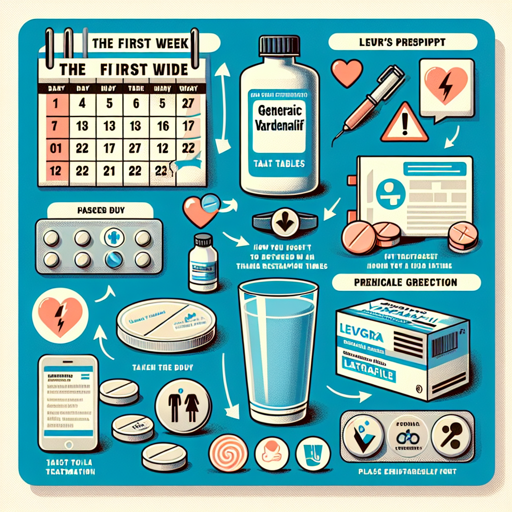 Consejos para la primera semana con Vardenafil (Levitra Generic)