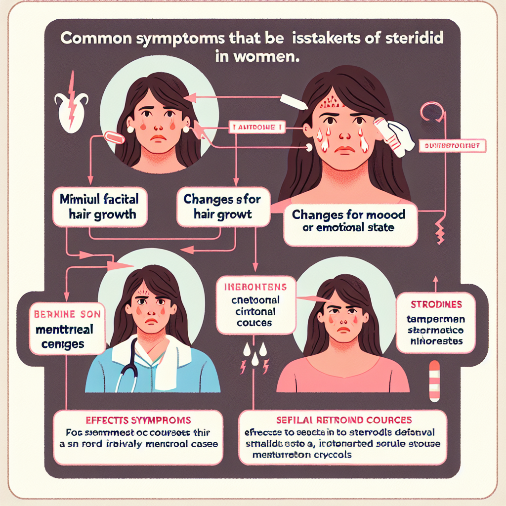 Qué síntomas pueden confundirse con efectos de Cursos de esteroides para mujeres
