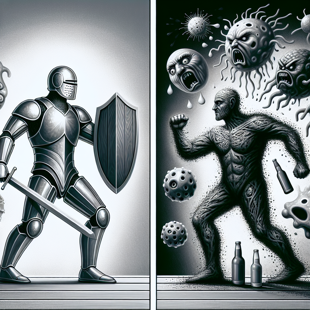 Qué ocurre al mezclar Salud inmunológica con alcohol