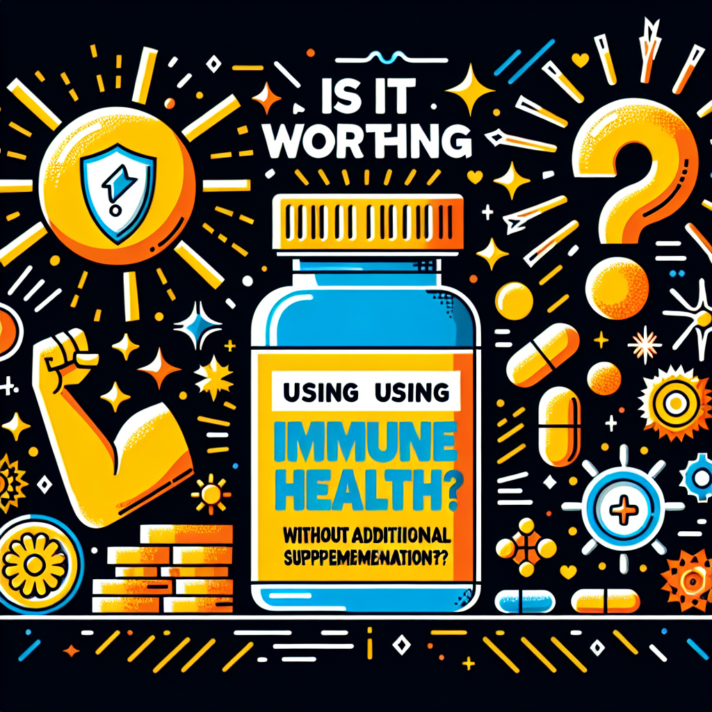 ¿Vale la pena usar Salud inmunológica sin suplementación adicional?