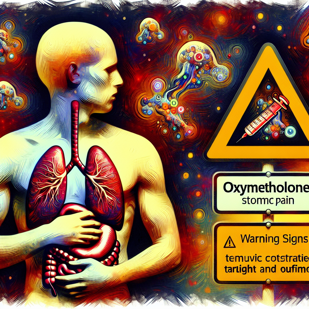 Oximetolona y dolor estomacal: señales de alarma